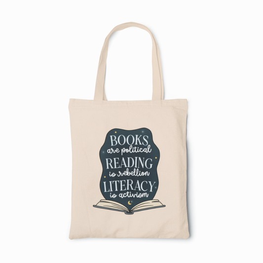 Books Are Political Tote Bag