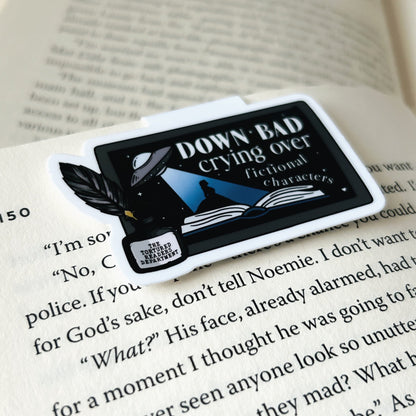 Crying Over Fictional Characters Magnetic Bookmark