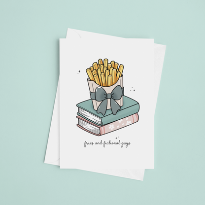 Fries and Fictonal Guys Greeting Card