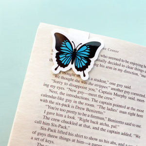 Blue Ulysses Butterfly Magnetic Bookmark