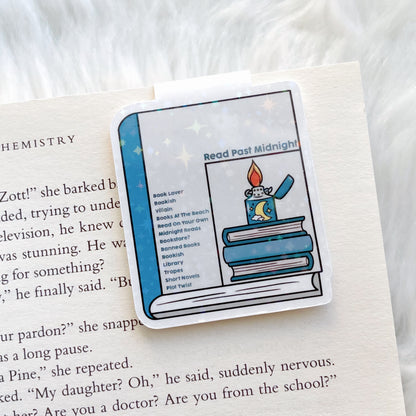 Read Past Midnight Magnetic Bookmark