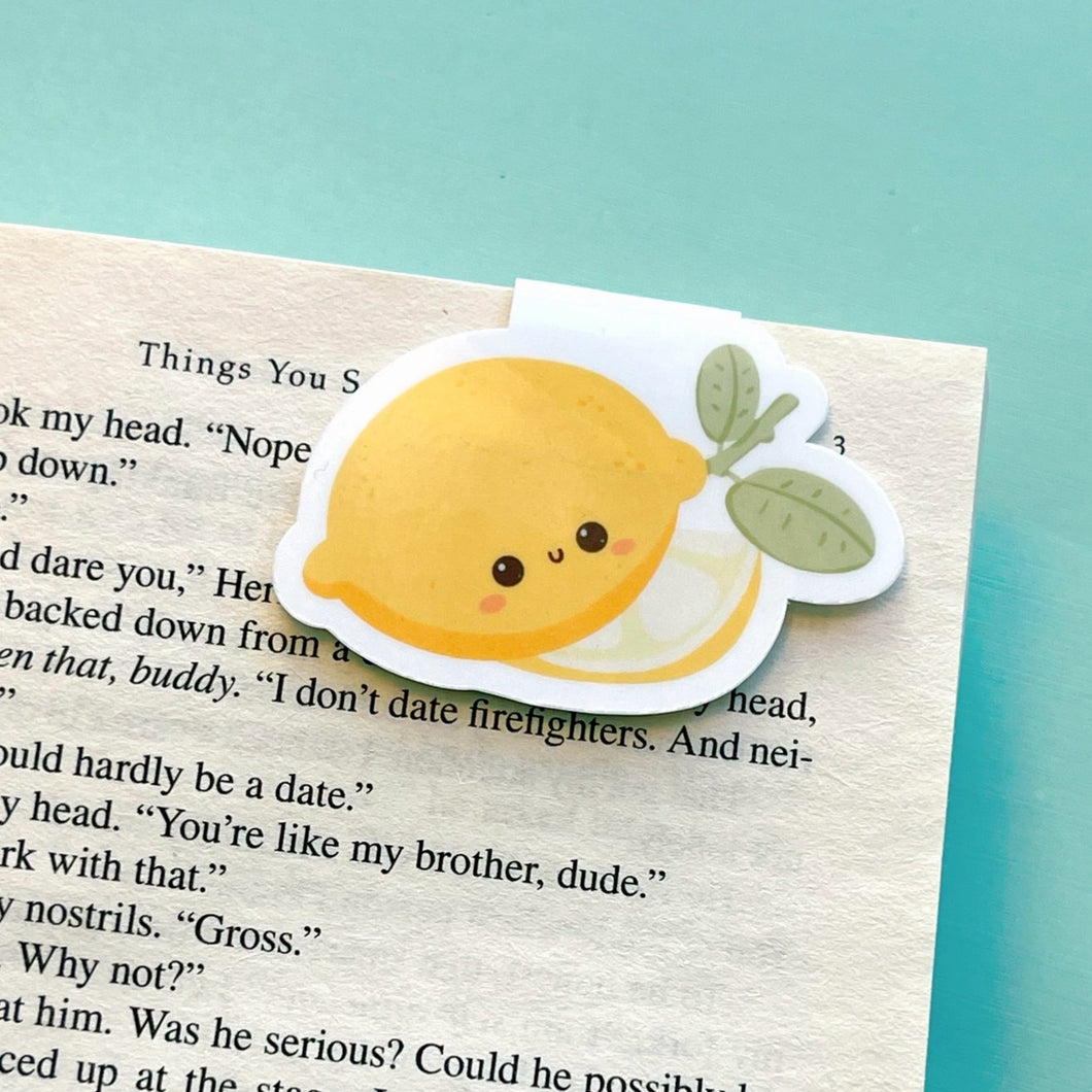 Lemon Magnetic Bookmark