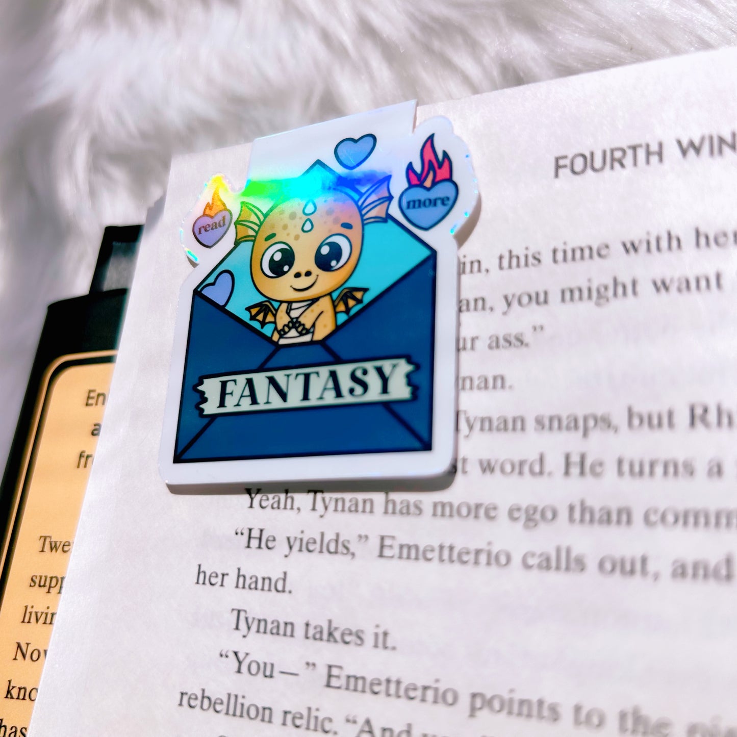 Holographic Read More Fantasy Magnetic Bookmark