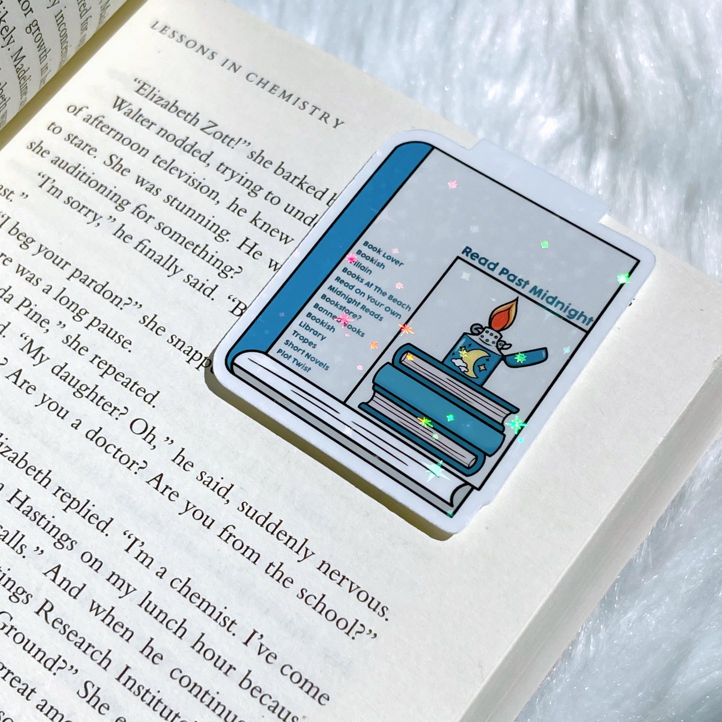 Read Past Midnight Magnetic Bookmark