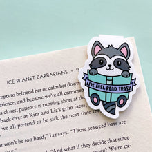 Load image into Gallery viewer, Live Fast Read Trash Magnetic Bookmark
