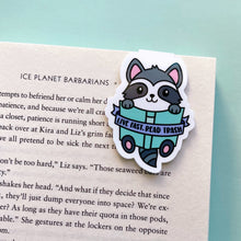 Load image into Gallery viewer, Live Fast Read Trash Magnetic Bookmark
