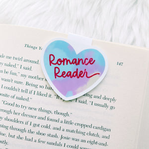 Romance Reader Magnetic Bookmark