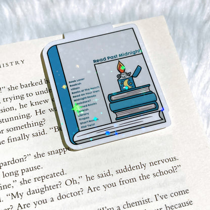Read Past Midnight Magnetic Bookmark
