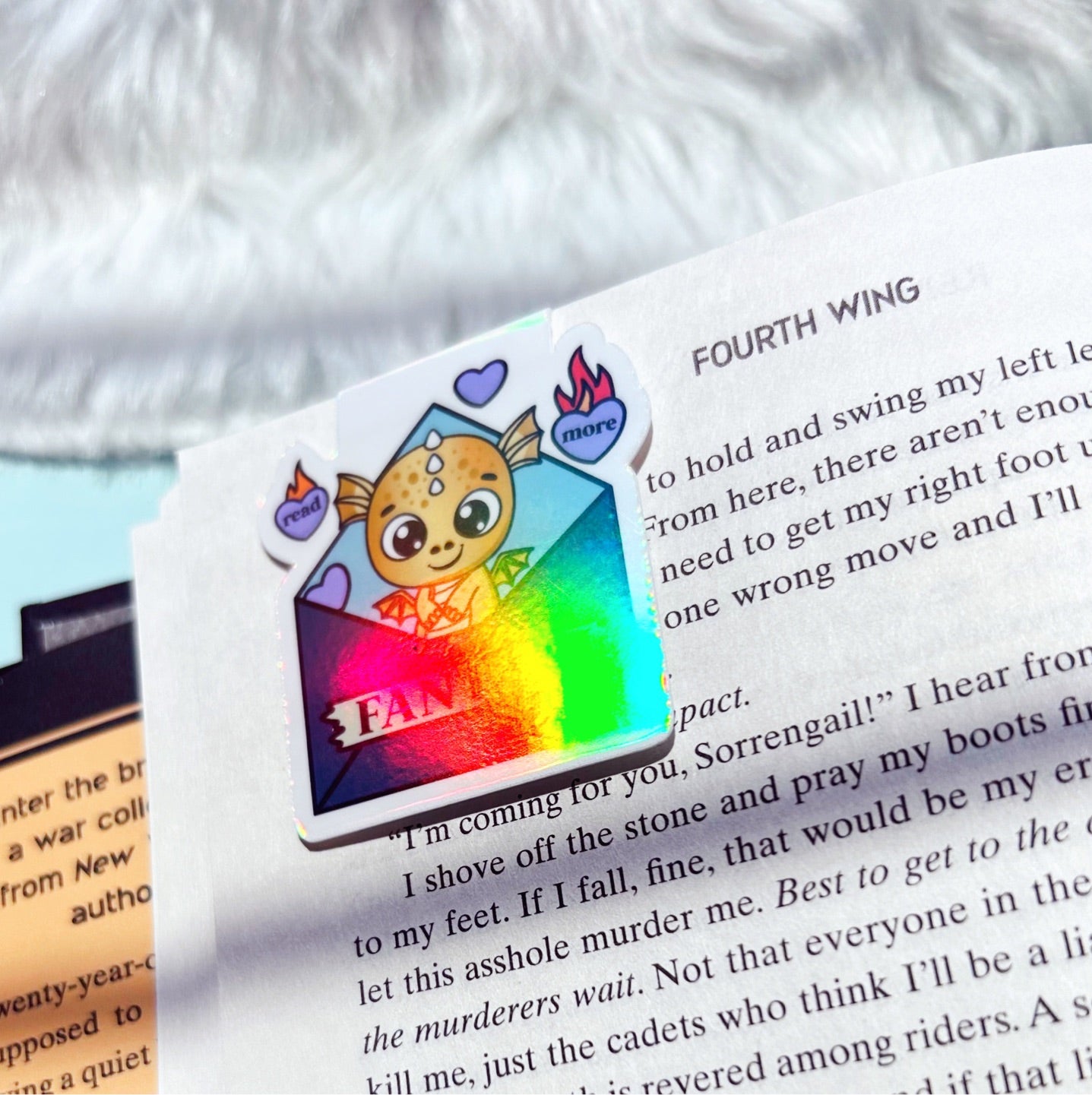 Holographic Read More Fantasy Magnetic Bookmark