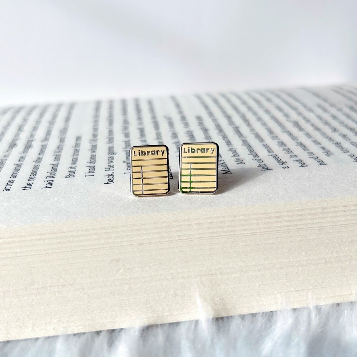 Library Earrings