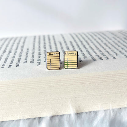 Library Earrings