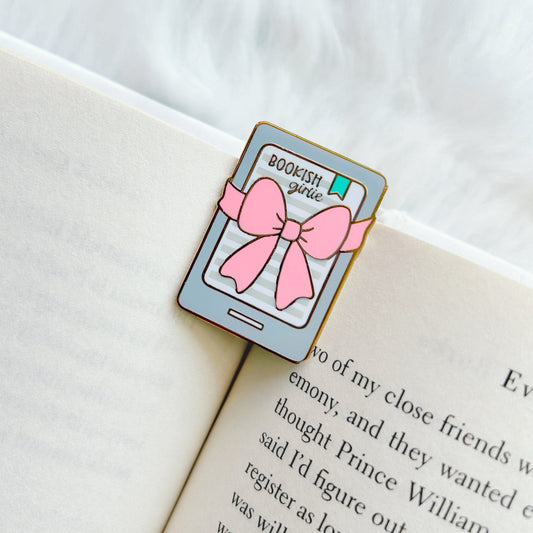 Bookish Girlie Enamel Pin