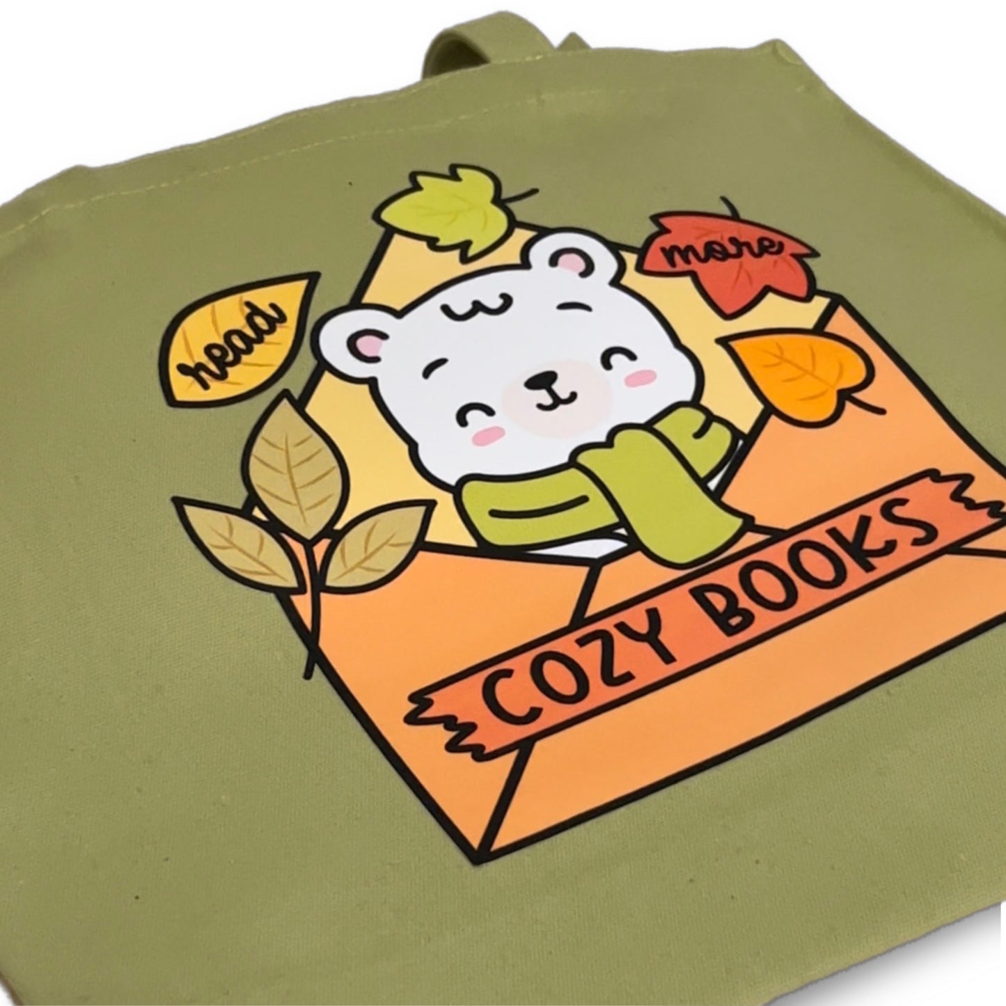 Read More Cozy Books Canvas Tote Bag