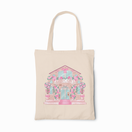 Romance Library Tote Bag