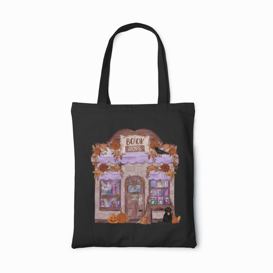 Spooky Bookstore Tote Bag