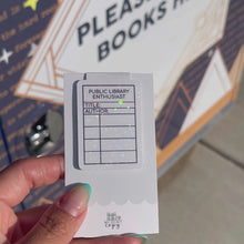 Load and play video in Gallery viewer, Sparkle Public Library Enthusiast Magnetic Bookmark
