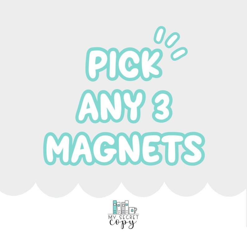 Book Cart Magnets Bundle