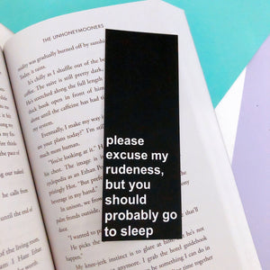 Go to Sleep Bookmark
