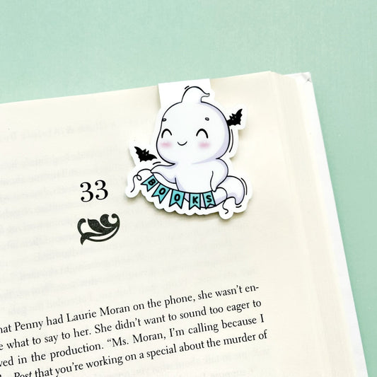 Ghost Books Banner Magnetic Bookmark