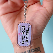 Load image into Gallery viewer, Thriller Book Club Keychain
