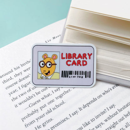 Library Card Stickers Mini Library Card Sticker – My Secret Copy