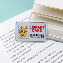 Load image into Gallery viewer, Mini Library Card Sticker
