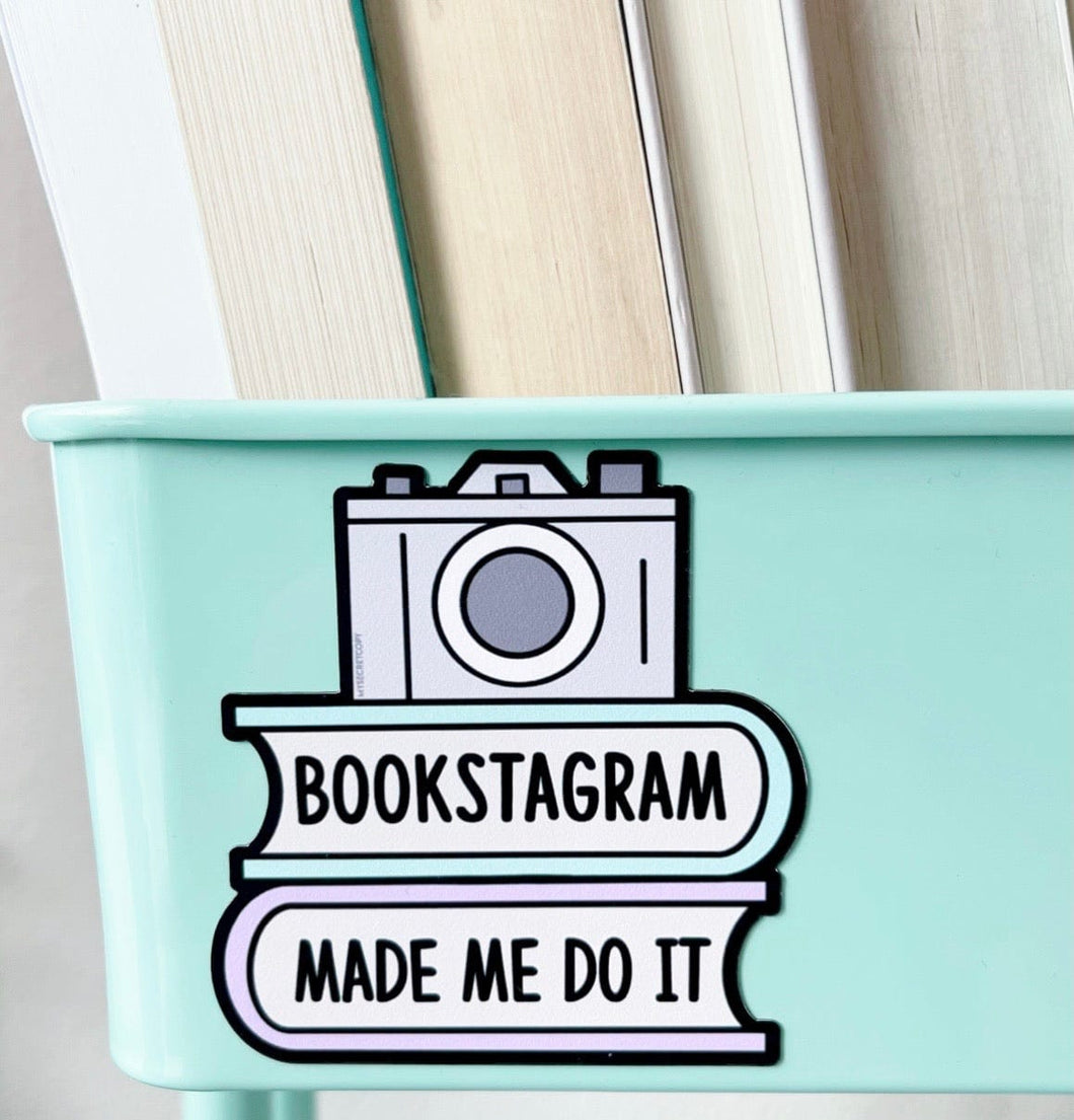 Bookstagram Made Me Do It Book Cart Magnet