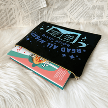 Load image into Gallery viewer, Read All Night Zipper Bag
