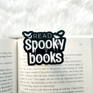 Mini Read Spooky Books Sticker