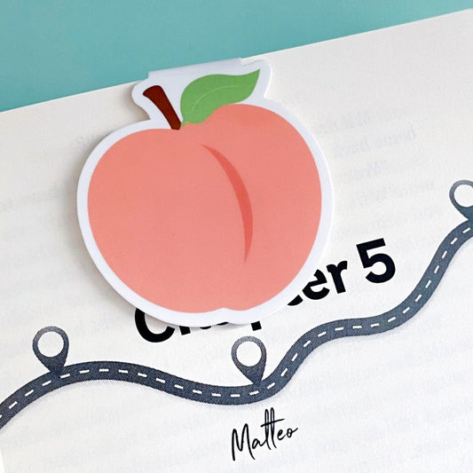 Peach Magnetic Bookmark