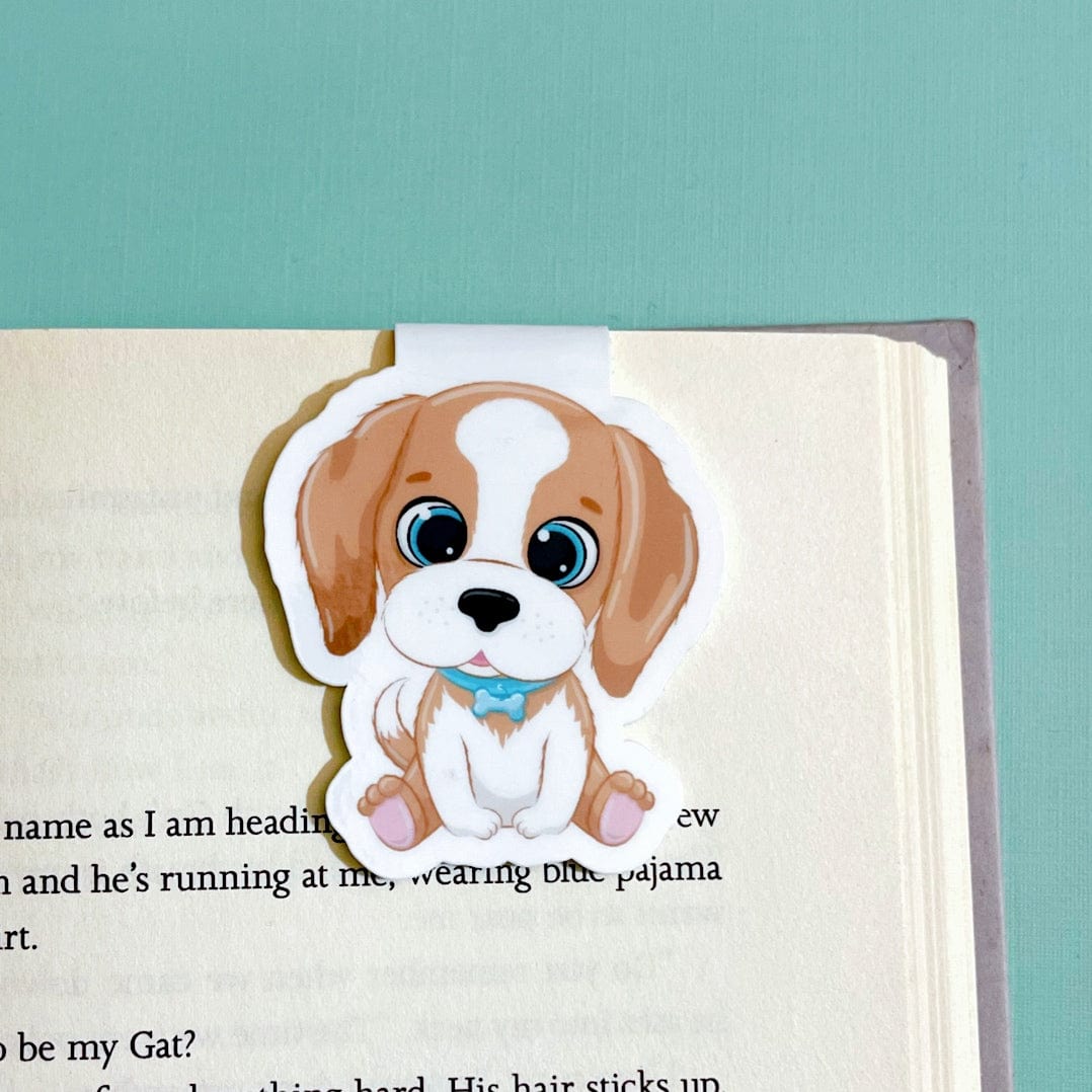 Cute Beagle Dog Magnetic Bookmark