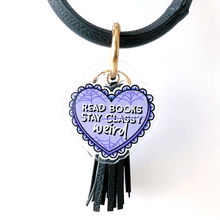Load image into Gallery viewer, Read Books Stay Weird Keychain Bangle
