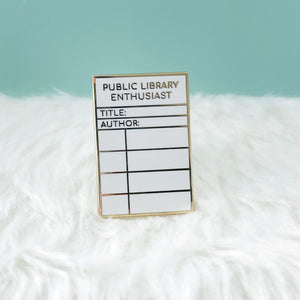 Library Enthusiast Enamel Pin