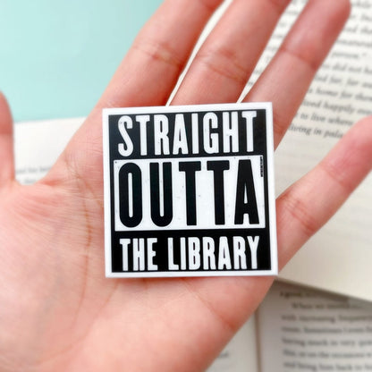 Mini Outta the Library Sticker