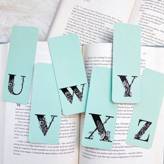 U V W X Y Z Initial Bookmark
