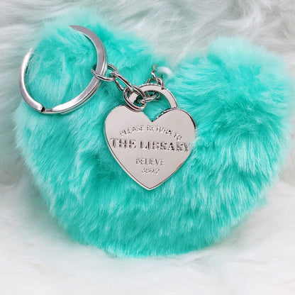 Please Return to the Library Plush Keychain