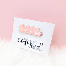 Load image into Gallery viewer, Book Babe Mini Enamel Pin
