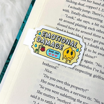 Emotional Damage Book Club Magnetic Bookmark