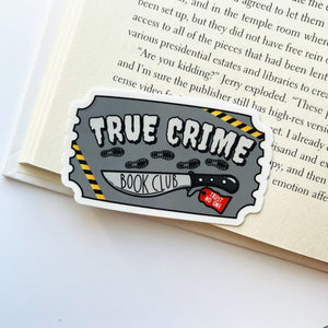 True Crime Book Club Sticker