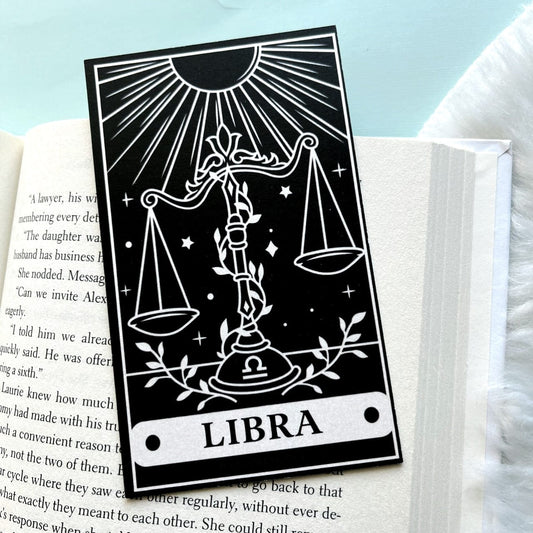 Libra Tarot Card Zodiac [DEFECTIVE PRINTING]
