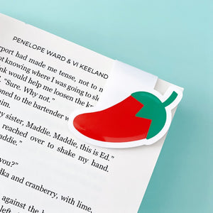 Red Spicy Books Magnetic Bookmark