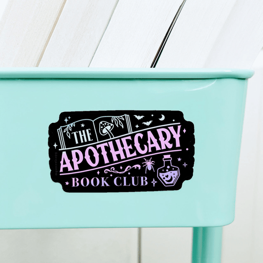 The Apothecary Book Club Book Cart Magnet