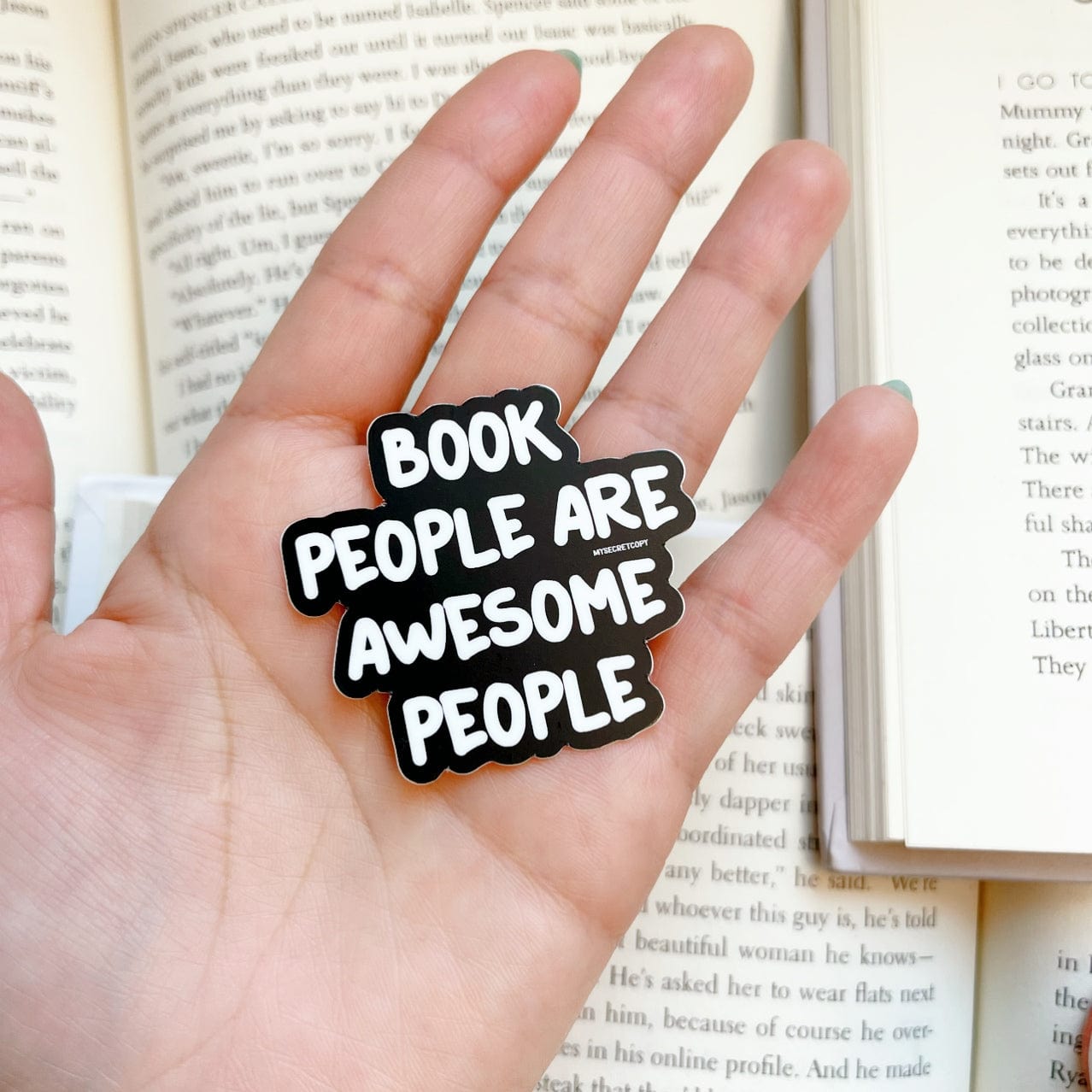 Mini Book People Are Awesome Sticker