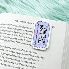 Load image into Gallery viewer, Thriller Book Club Magnetic Bookmark

