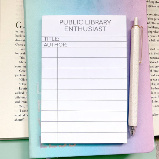 Public Library Enthusiast Notepad