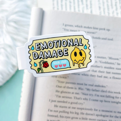 Emotional Damage Book Club Magnetic Bookmark