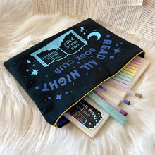 Load image into Gallery viewer, Read All Night Zipper Bag

