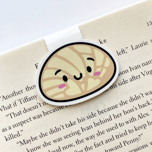 Concha Marca Pagina or Sweet Bread Magnetic Bookmark