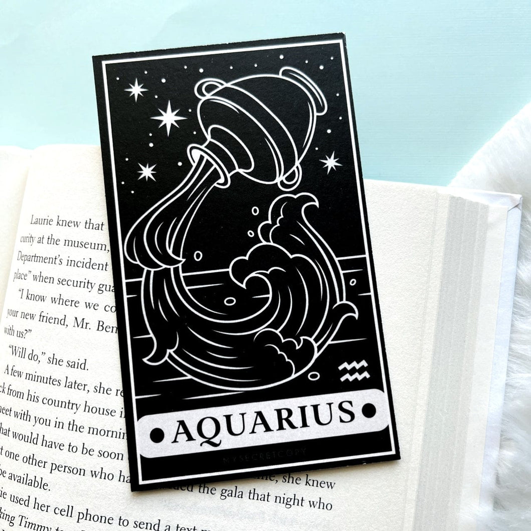 Aquarius Tarot Card Zodiac [DEFECTIVE PRINTING]