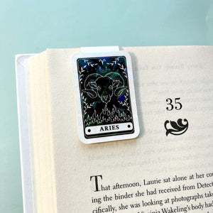 Aries Card Magnetic Bookmark